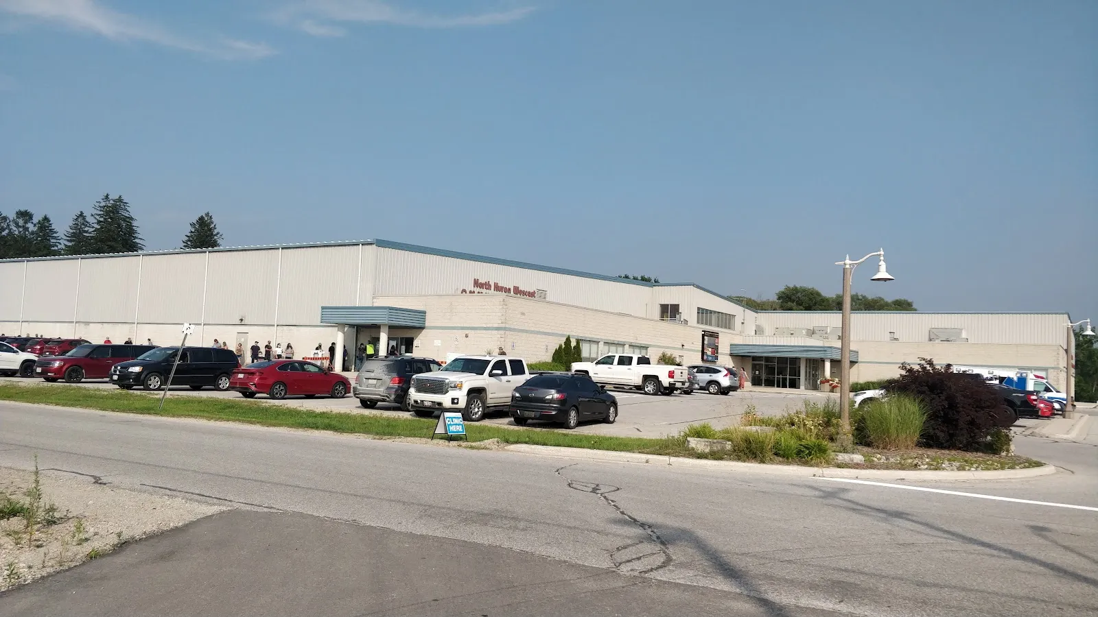 The North Huron Wescast Community Complex from the road — North Huron Wescast Community Complex