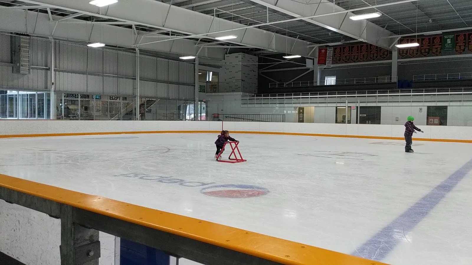 Young skaters on the ice at the North Kawartha Community Centre — North Kawartha Community Centre