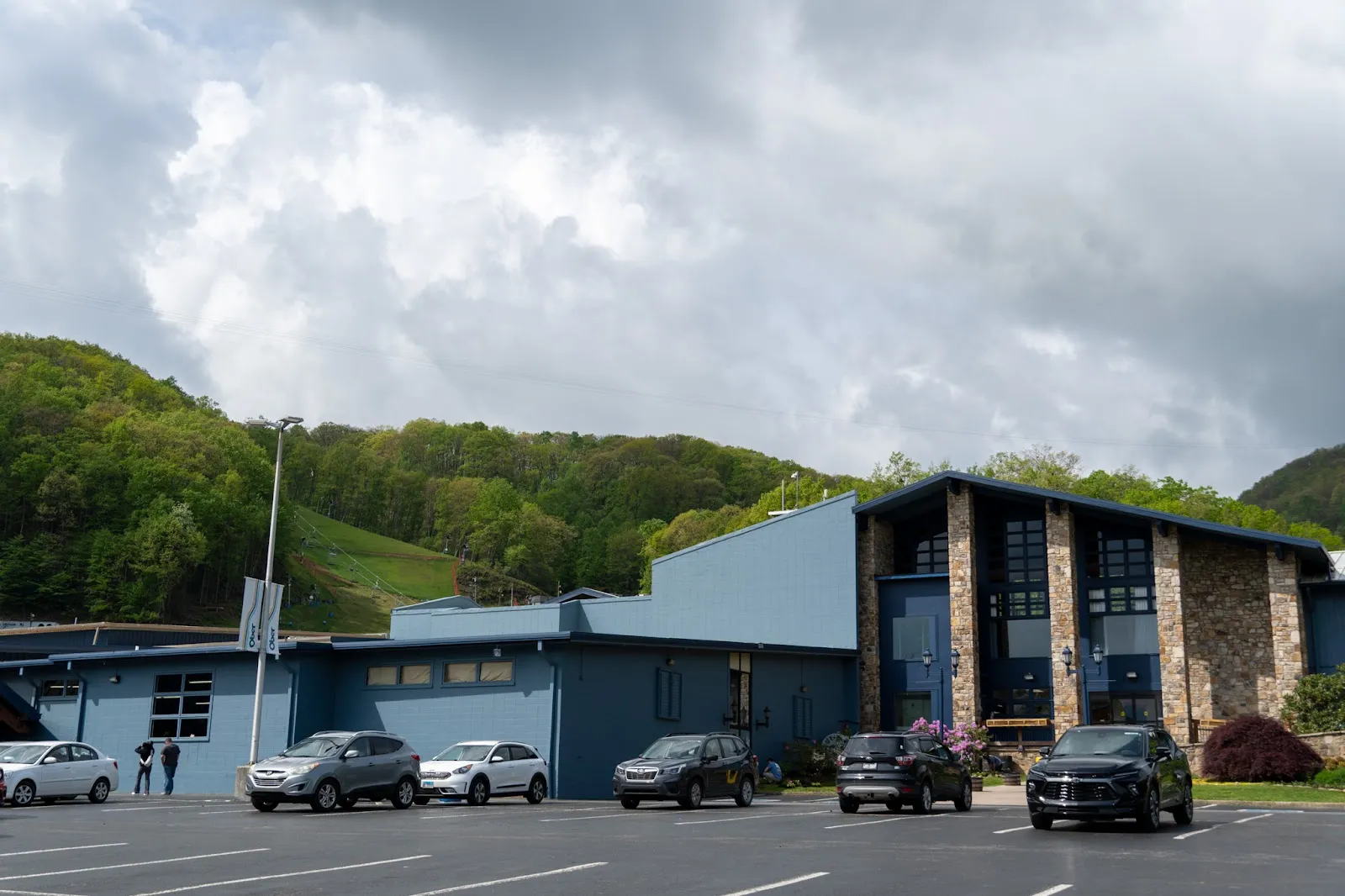 The Ober Gatlinburg ice rink building and car park on Ski Mountain Rd — Ober Gatlinburg Ice Arena