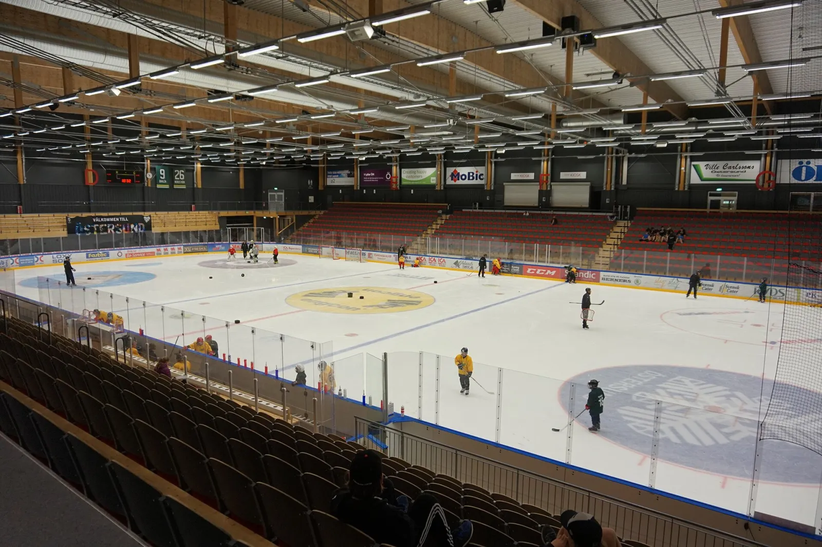 The A-hall ice of Östersund Arena — Östersund Arena