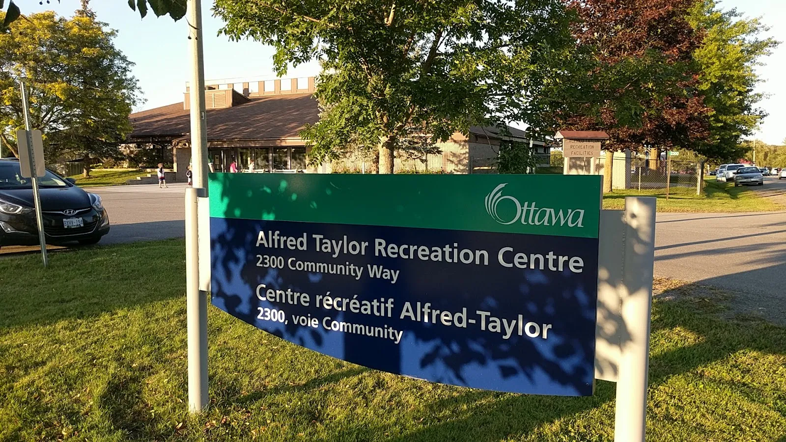 The outside of Alfred Taylor Recreation Facility - North Gower Outdoor Rink, in a photo from its Google Maps listing. — Alfred Taylor Recreation Facility - North Gower Outdoor Rink