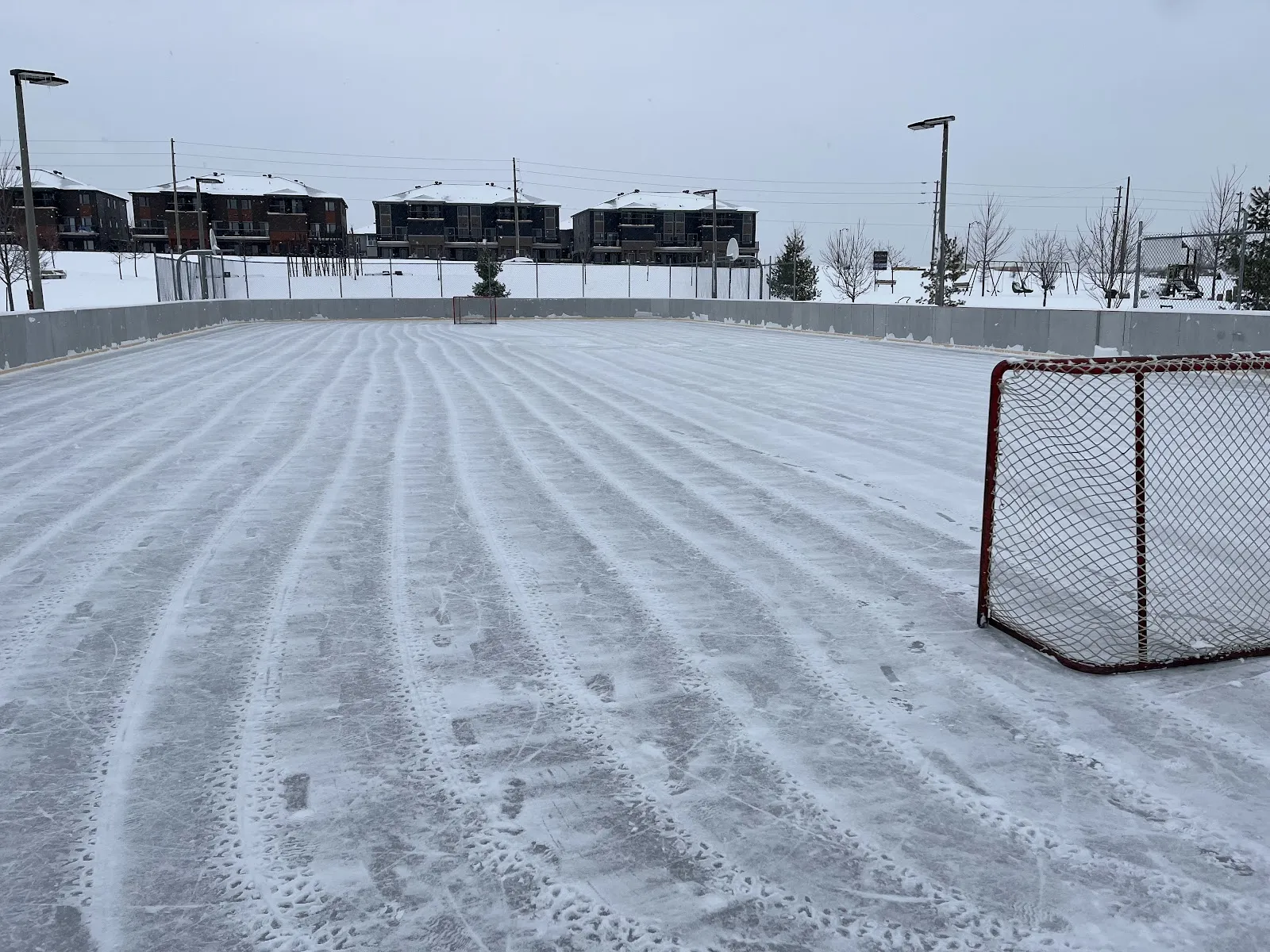 The ice at Black Raven Community Park Outdoor Rink, in a photo from its Google Maps listing. — Black Raven Community Park Outdoor Rink