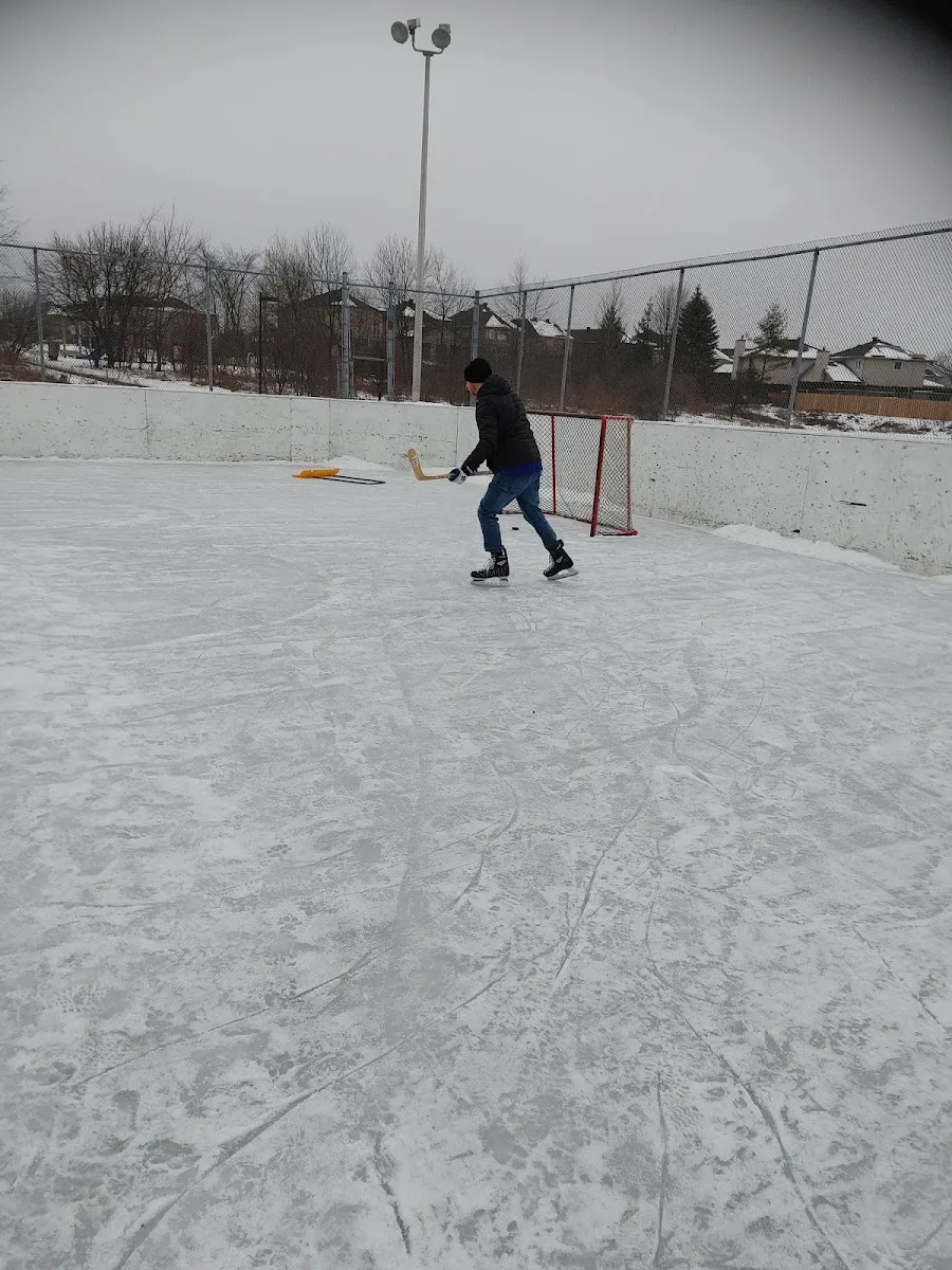 The ice at Bluegrass Park Outdoor Rink, in a photo from its Google Maps listing. — Bluegrass Park Outdoor Rink