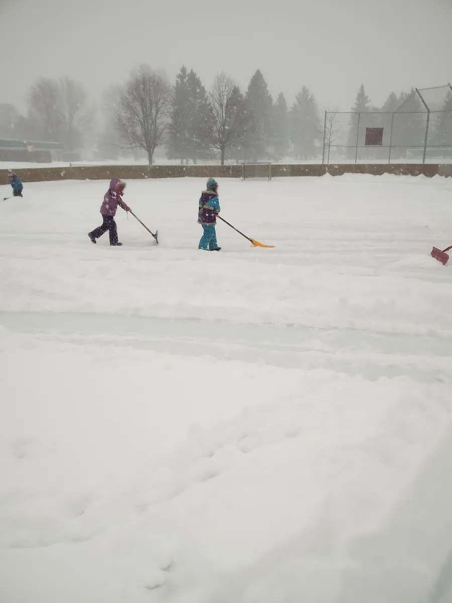The ice at Briargreen Park Outdoor Rink, in a photo from its Google Maps listing. — Briargreen Park Outdoor Rink