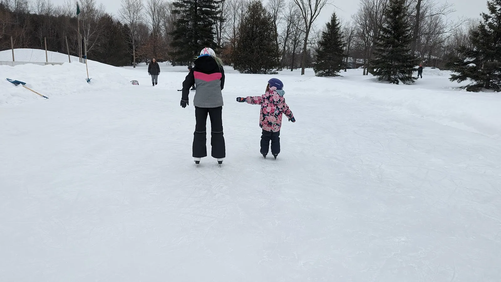 El hielo de Greely West Park Outdoor Rink, en una foto de su ficha de Google Maps. — Greely West Park Outdoor Rink