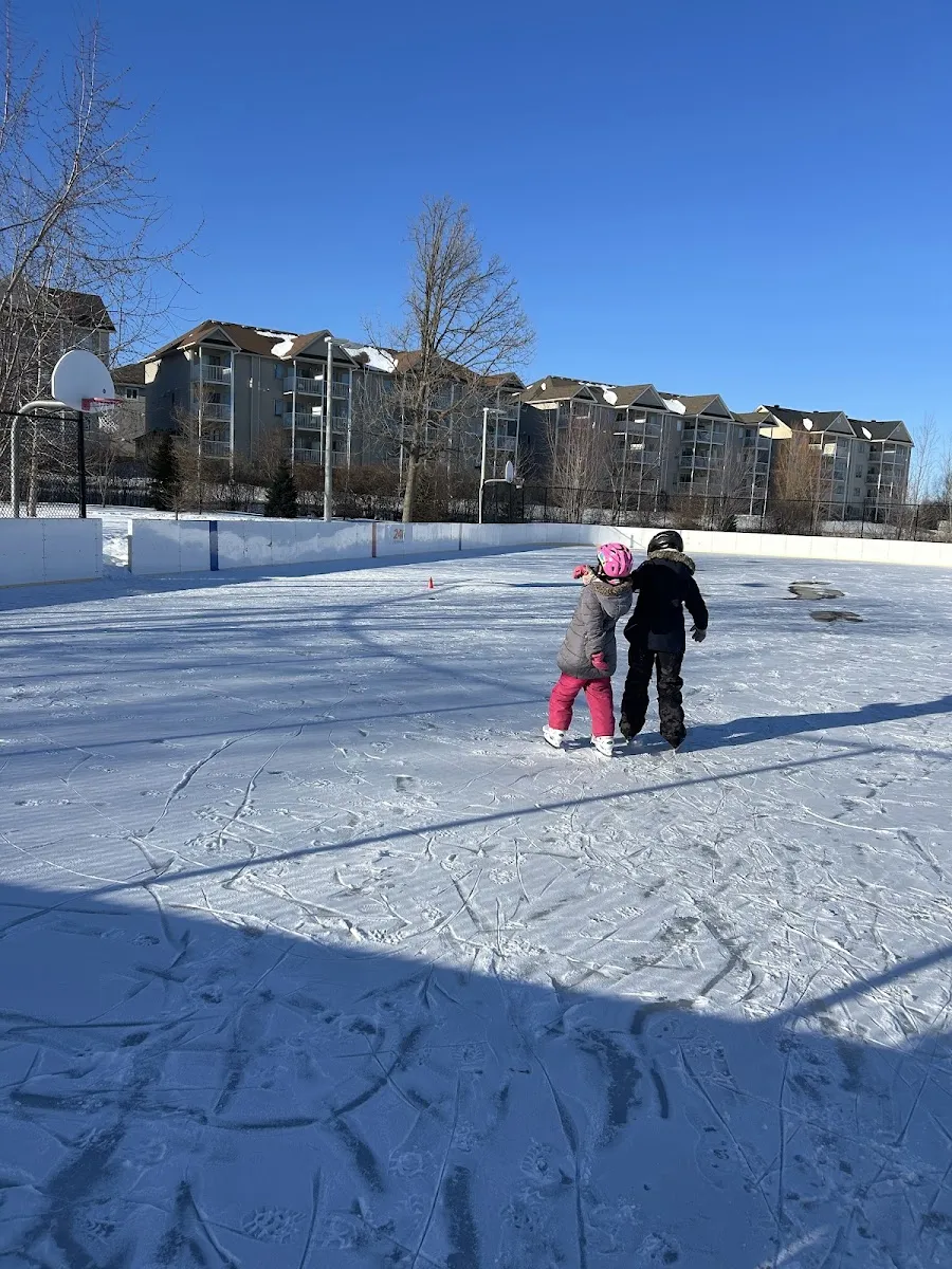 The ice at Heatherington Park Outdoor Rink, in a photo from its Google Maps listing. — Heatherington Park Outdoor Rink