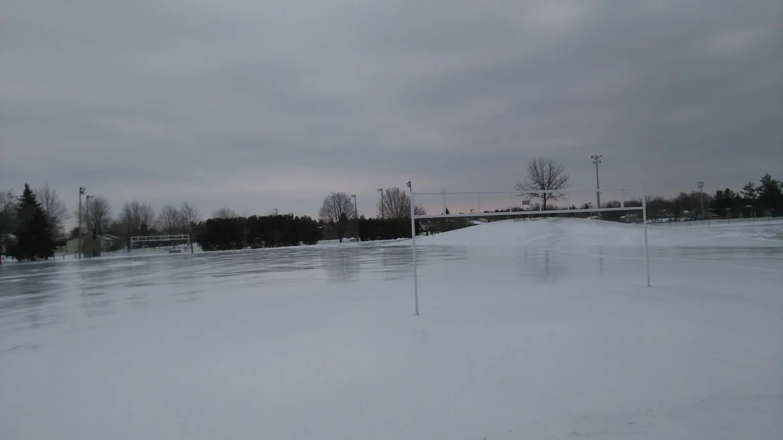 The ice at Kinsella Park Outdoor Rink, in a photo from its Google Maps listing. — Kinsella Park Outdoor Rink