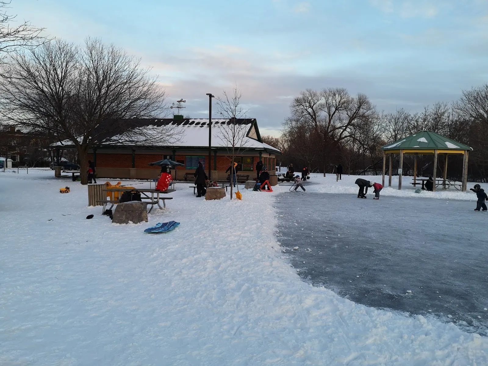 The ice at New Edinburgh Park Outdoor Rink, in a photo from its Google Maps listing. — New Edinburgh Park Outdoor Rink