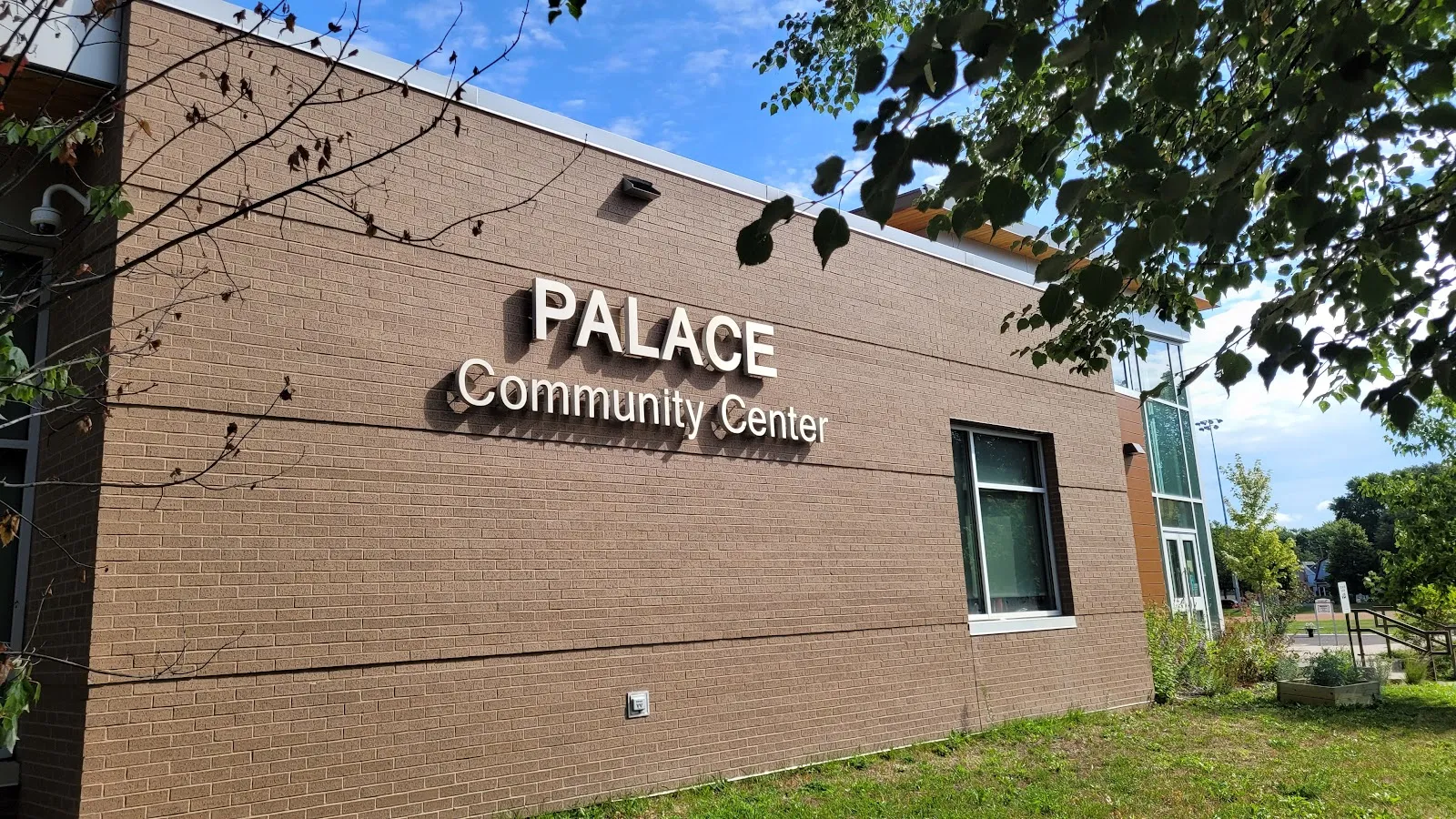 Palace Community Center, home of the rink, in a photo from its Google Maps listing. — Palace Park Outdoor Rink