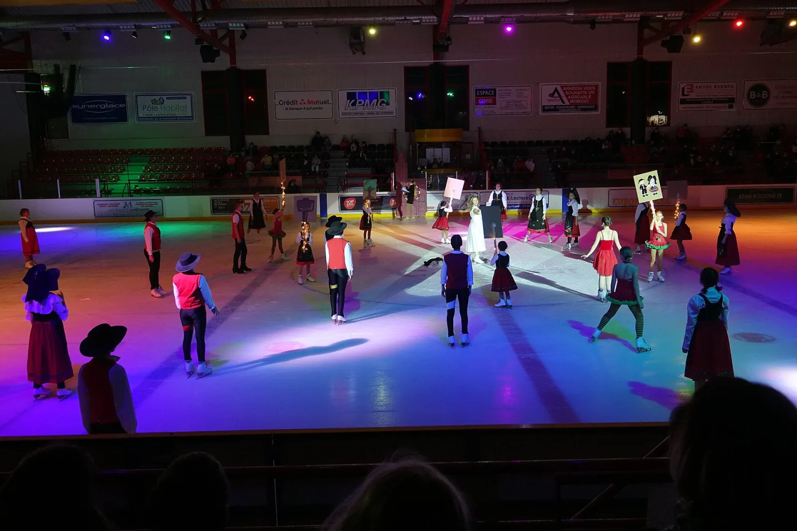 The ice hall of the Patinoire de Colmar during a show — Patinoire de Colmar