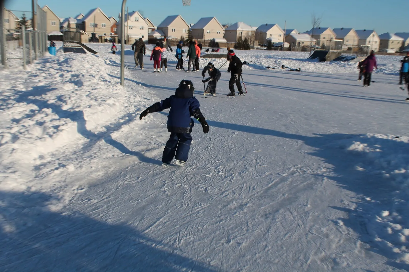 The ice at Patinoire du parc Joseph-H.-Maloney (Gatineau), in a photo from its Google Maps listing. — Patinoire du parc Joseph-H.-Maloney (Gatineau)