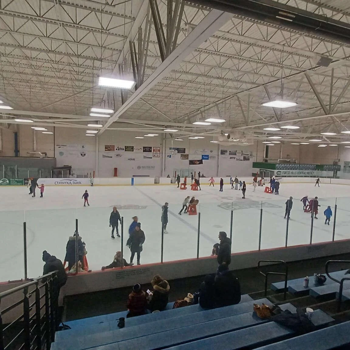 Public skating inside Patterson Ice Center. — Patterson Ice Center