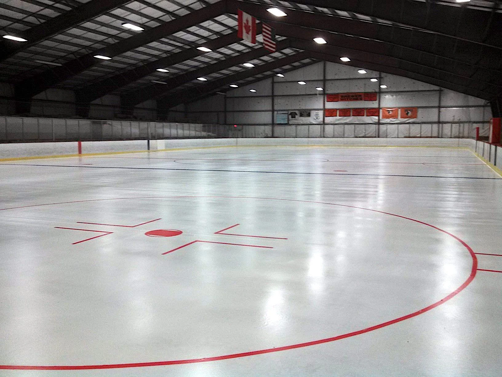 The ice surface inside Penobscot Ice Arena. — Penobscot Ice Arena
