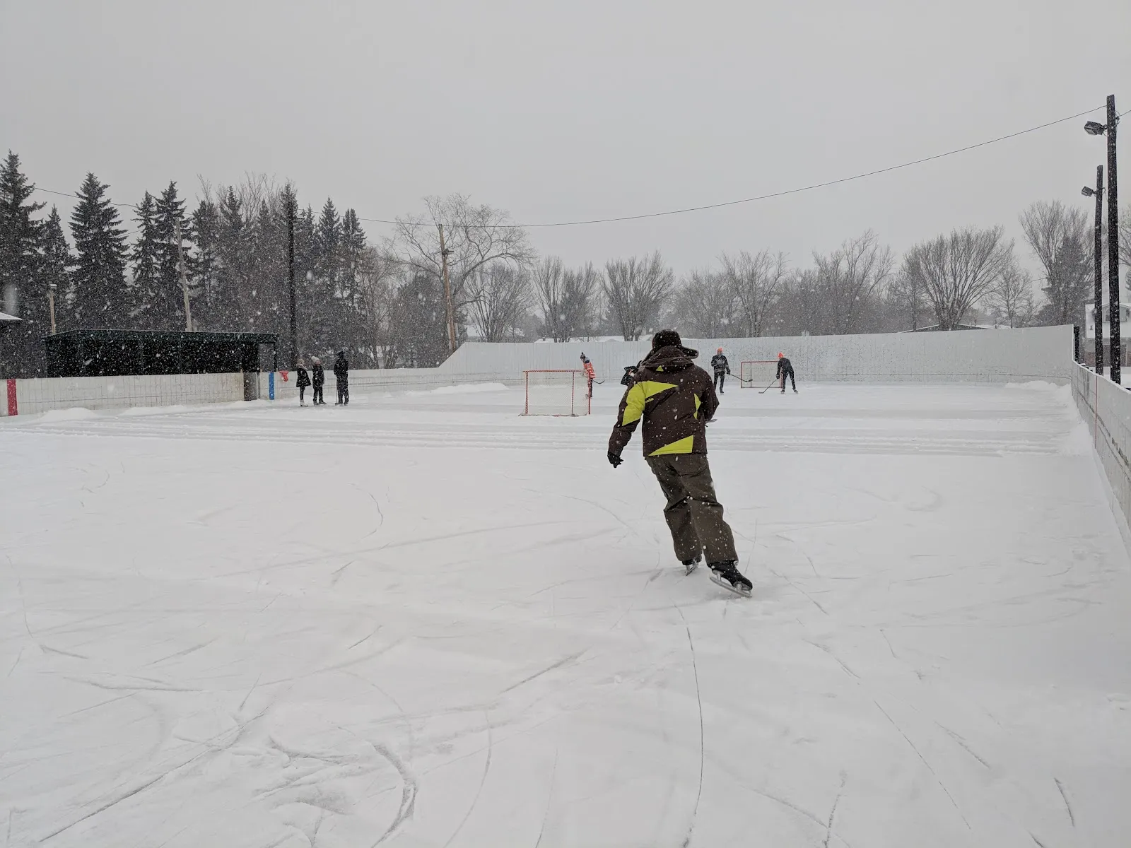 The ice at Salisbury Park Outdoor Rink, in a photo from its Google Maps listing. — Salisbury Park Outdoor Rink