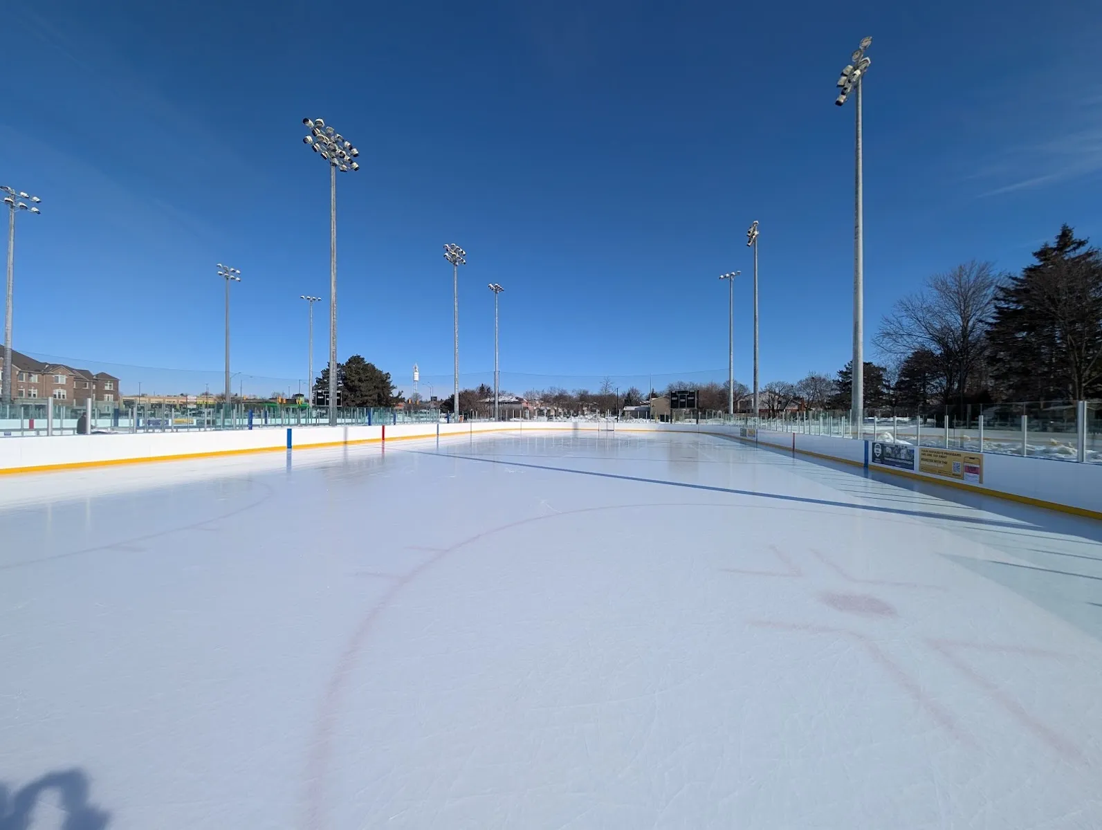 The ice at Sandalwood Park Outdoor Skating Rinks, in a photo from its Google Maps listing. — Sandalwood Park Outdoor Skating Rinks