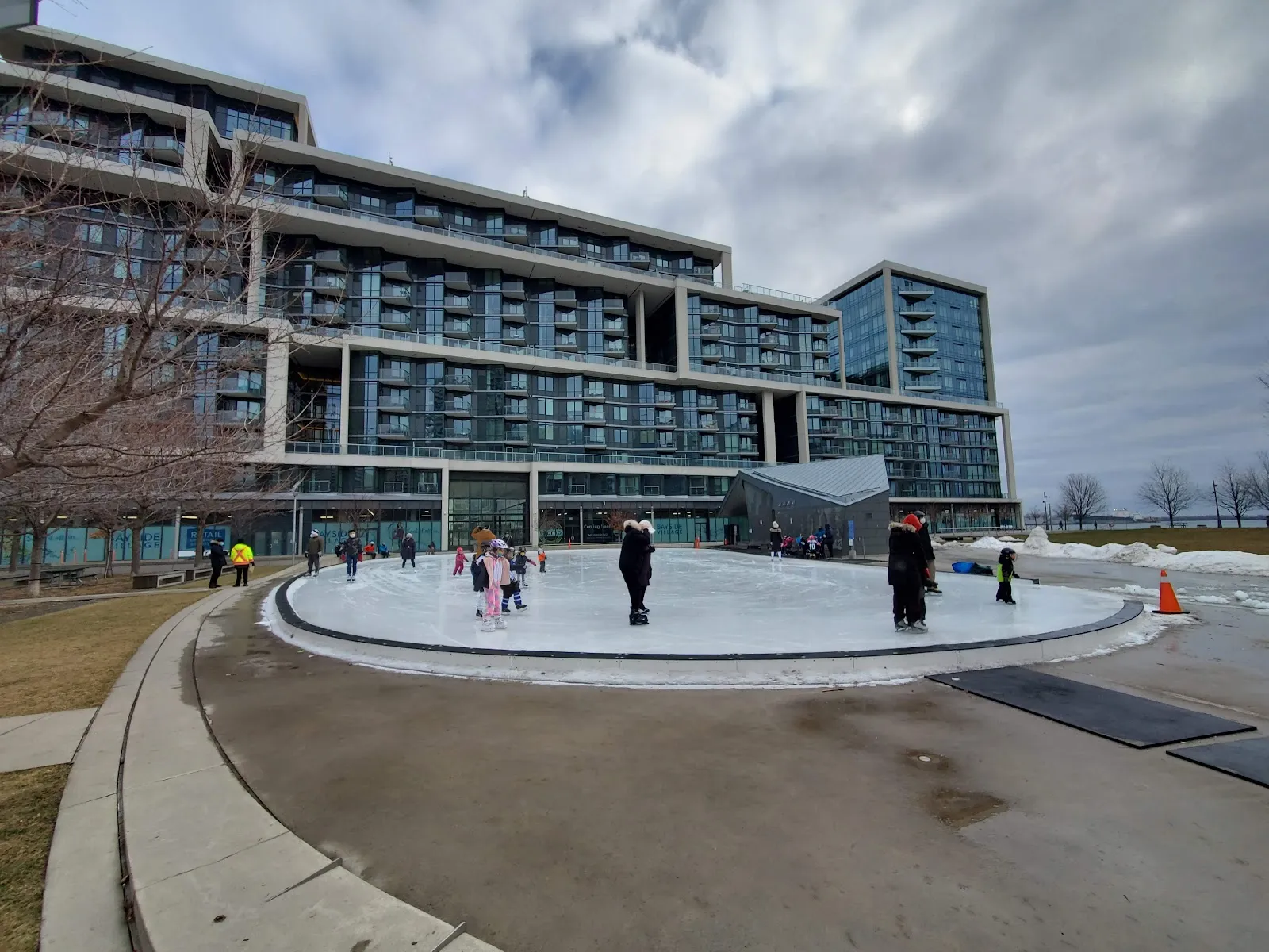 The ice at Sherbourne Common Outdoor Ice Rink, in a photo from its Google Maps listing. — Sherbourne Common Outdoor Ice Rink