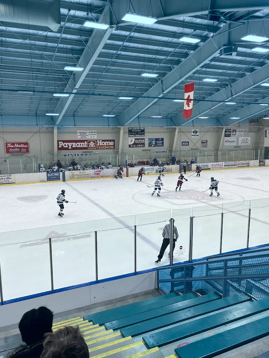 A game on the ice at the Tantramar Veterans Memorial Civic Centre — Tantramar Veterans Memorial Civic Centre