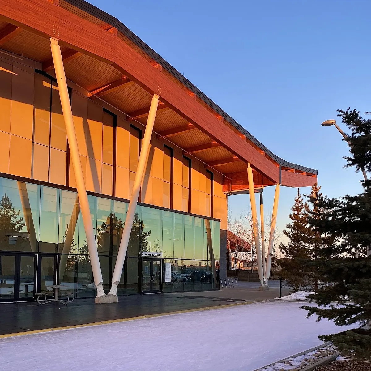 The outside of The Meadows Outdoor Leisure Ice, in a photo from its Google Maps listing. — The Meadows Outdoor Leisure Ice