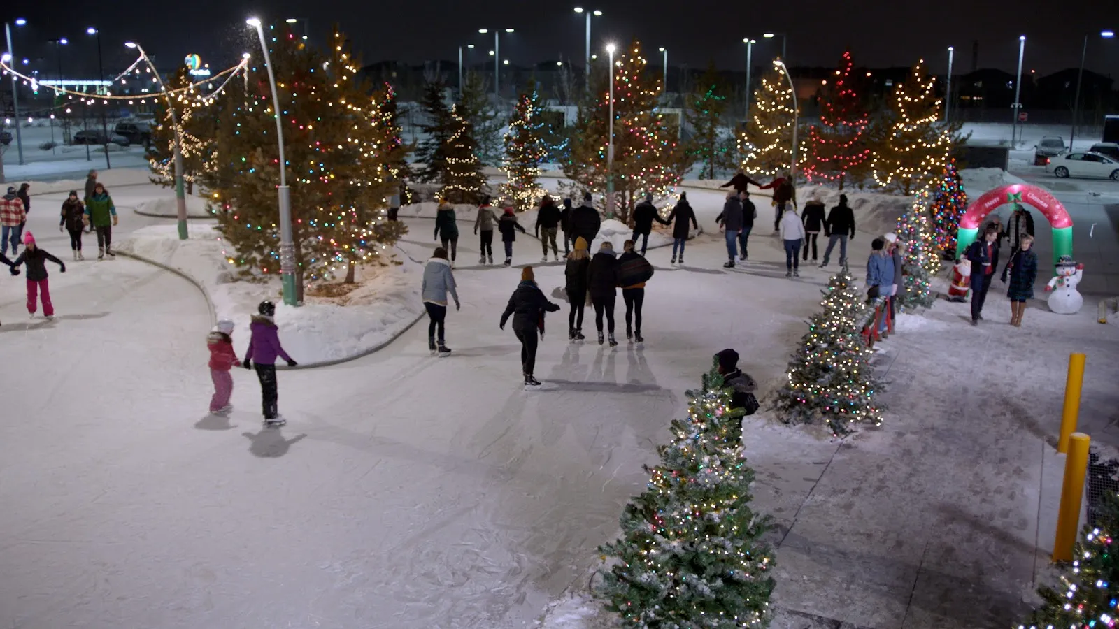 The ice at The Meadows Outdoor Leisure Ice, in a photo from its Google Maps listing. — The Meadows Outdoor Leisure Ice