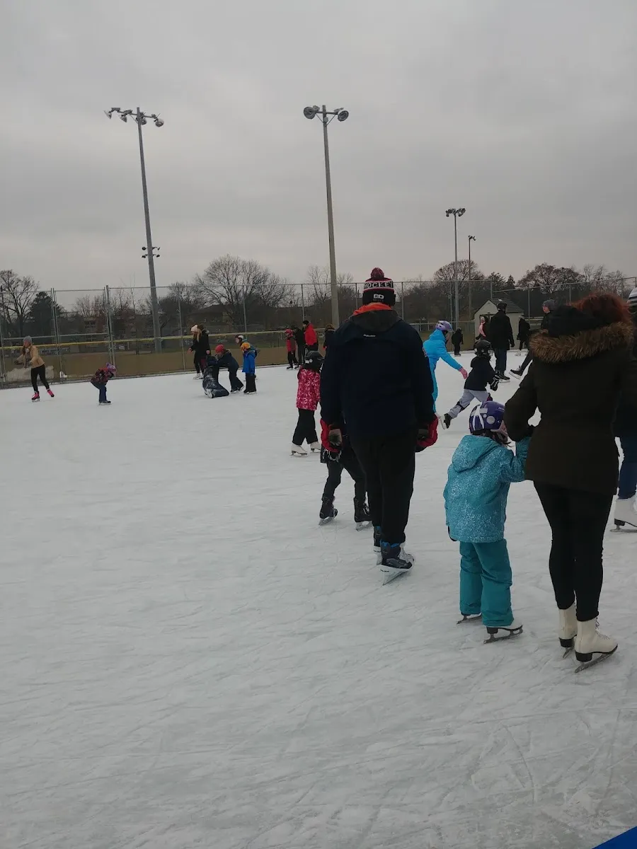The ice at Trafalgar Park Outdoor Ice Rink, in a photo from its Google Maps listing. — Trafalgar Park Outdoor Ice Rink