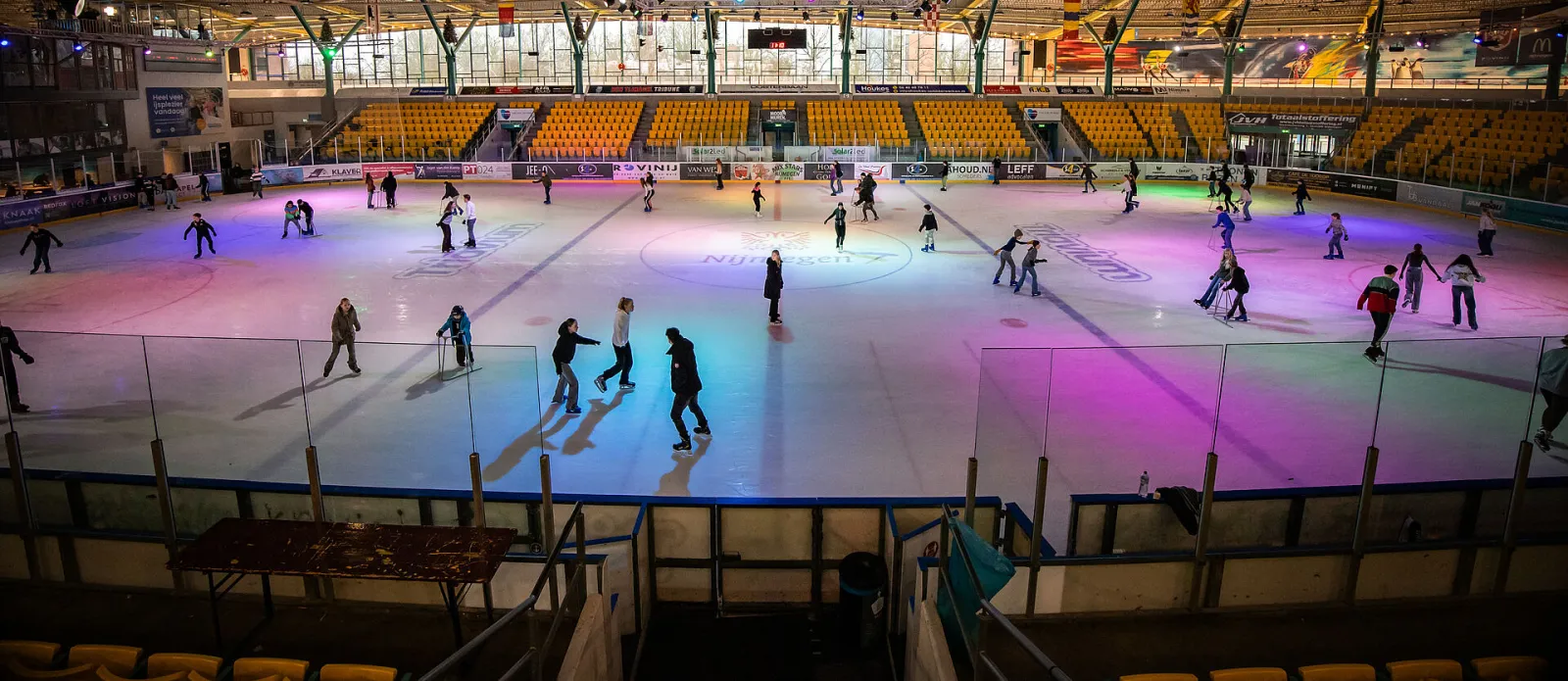 Public skating on the ring rink at Triavium — Triavium