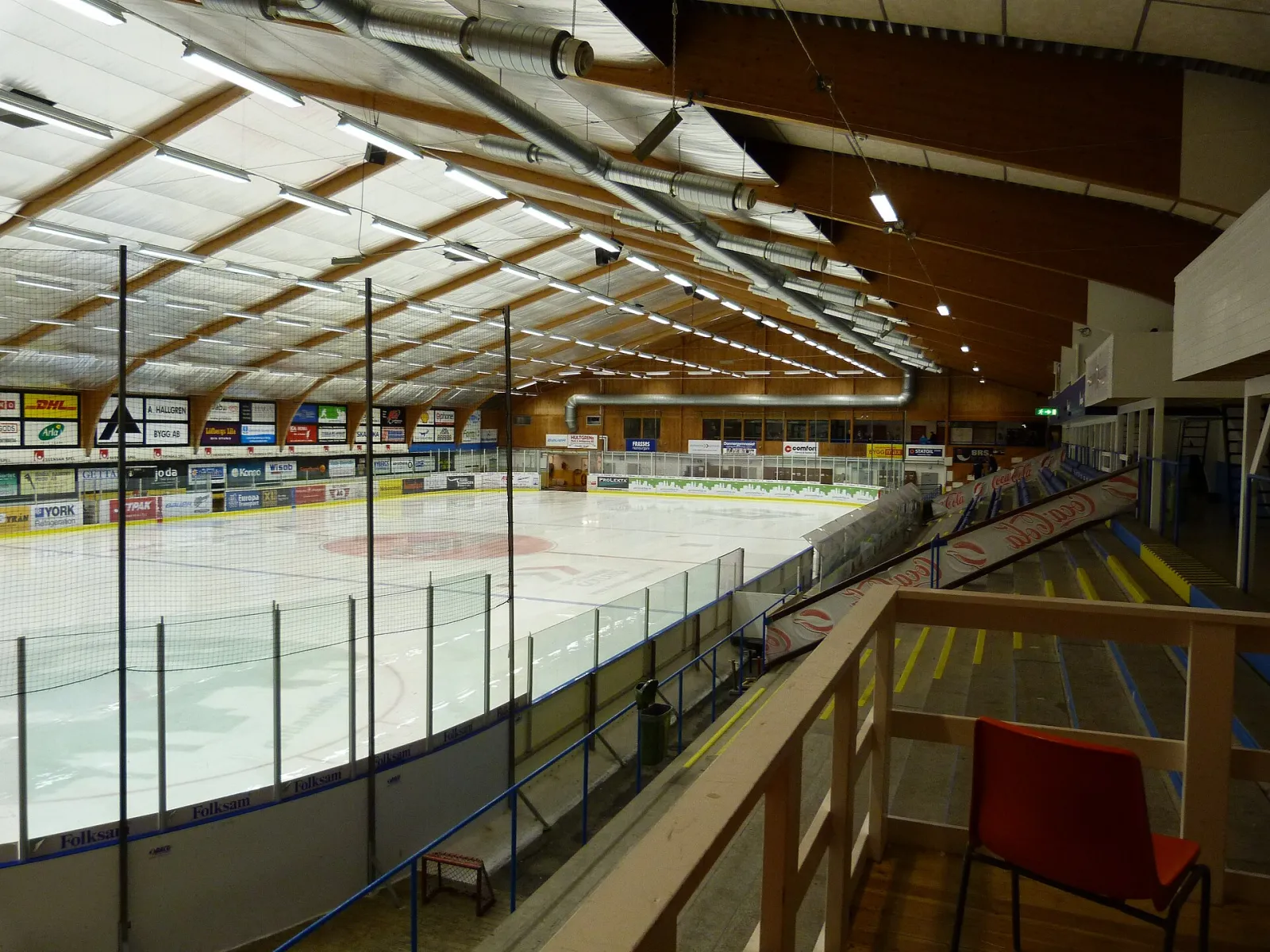 Inside Visby ishall — Visby ishall