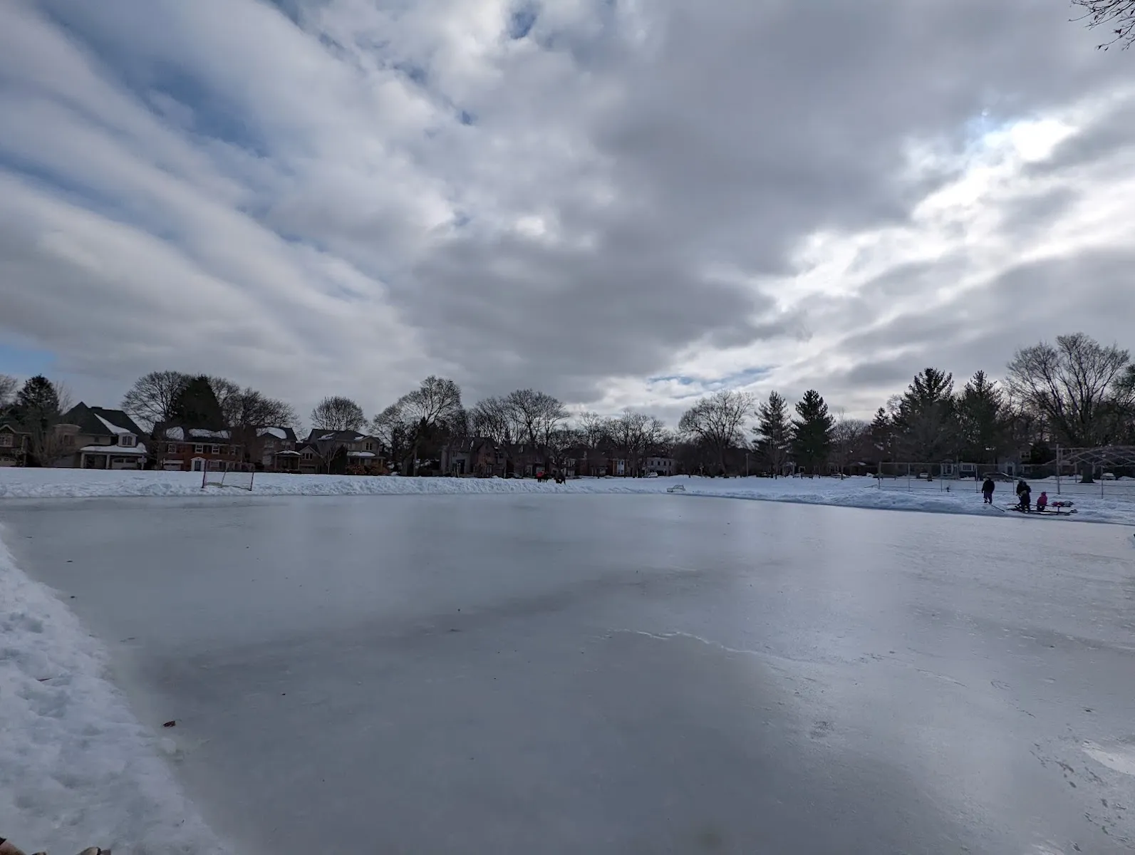 The ice at Wanless Park Natural Ice Rink, in a photo from its Google Maps listing. — Wanless Park Natural Ice Rink