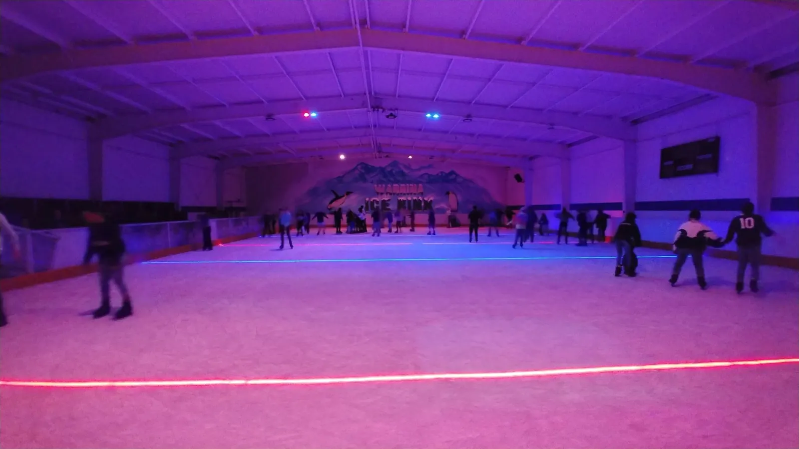 A disco session on the ice at Warrina Ice Skating Rink — Warrina Ice Skating Rink