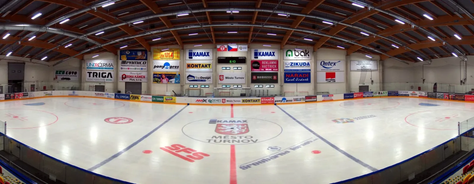 The ice sheet of Zimní stadion Ludvíka Koška, Turnov — Zimní stadion Ludvíka Koška