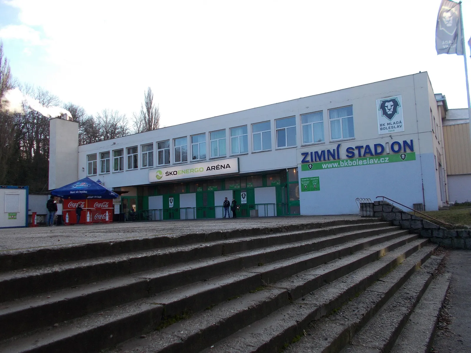 Entrance front of Zimní stadion Mladá Boleslav, ŠKO-ENERGO aréna — Zimní stadion Mladá Boleslav