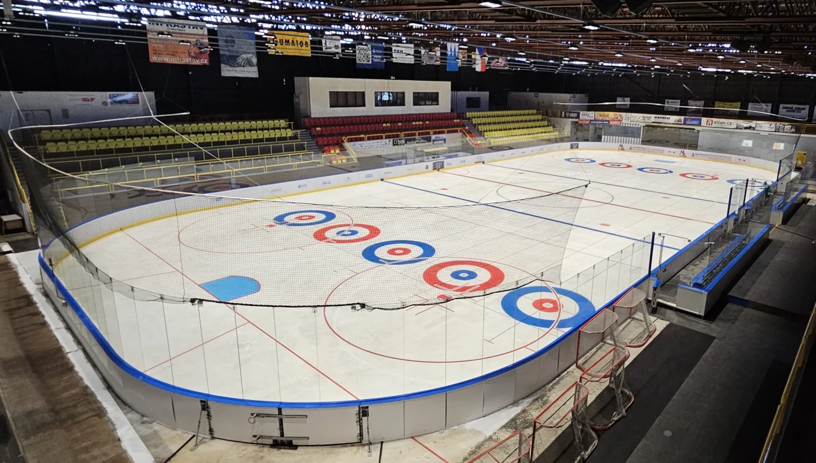 The ice sheet and stands of the Zimní stadion Trutnov — Zimní stadion Trutnov